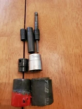 Snap On 1/4 3/8 1/2 Drive Misc Socket Lot Of 7