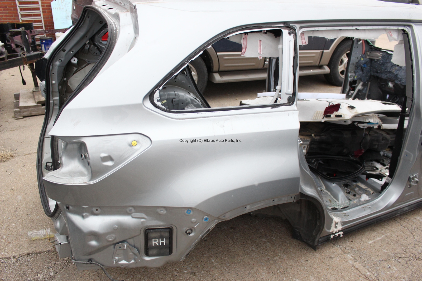 TOYOTA HIGHLANDER 14 15 16 17 18 19 PASSENGER RIGHT QUARTER PANEL BODY ...