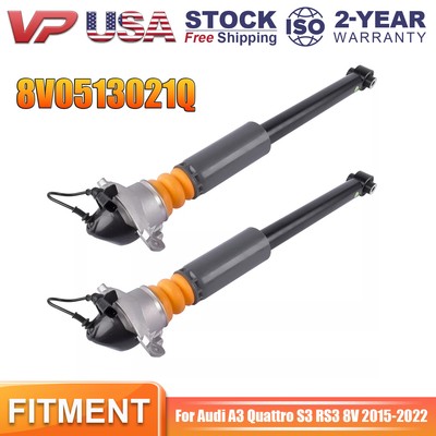 Rear Shock Absorbers w/Magnetic Fits Audi A3 S3 RS3 Quattro 2015-2022 #8V0513021