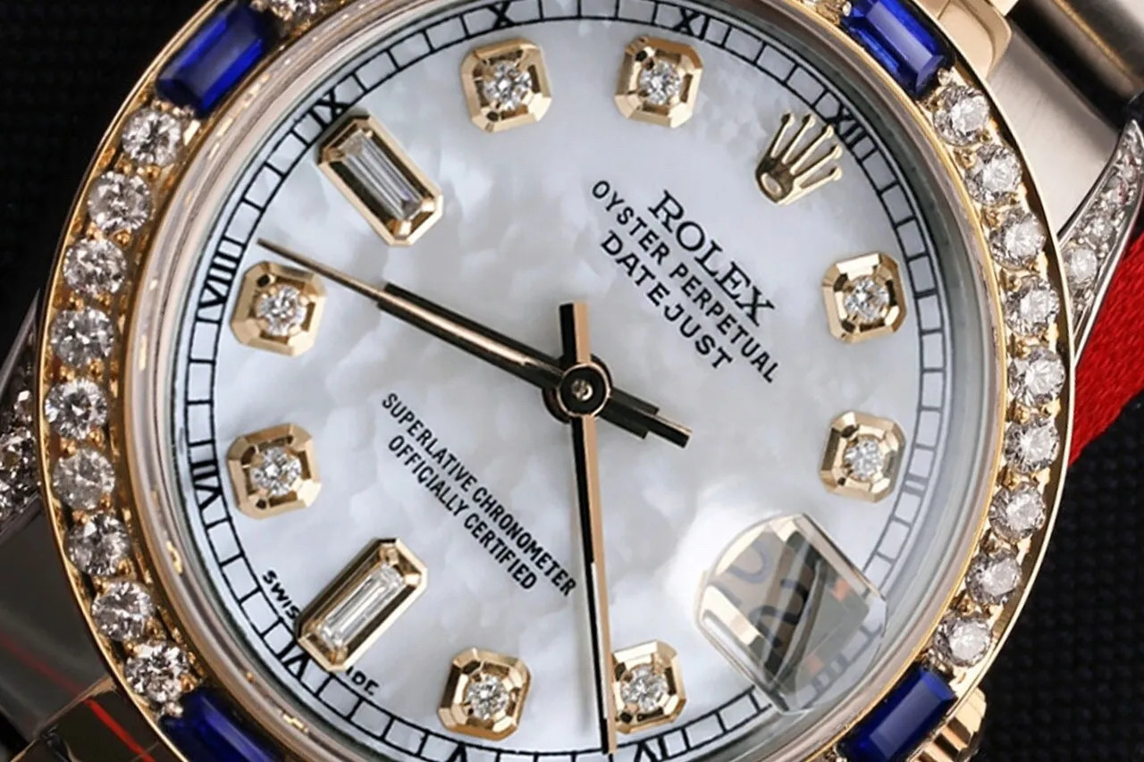 Rolex Datejust White Mother Of Pearl