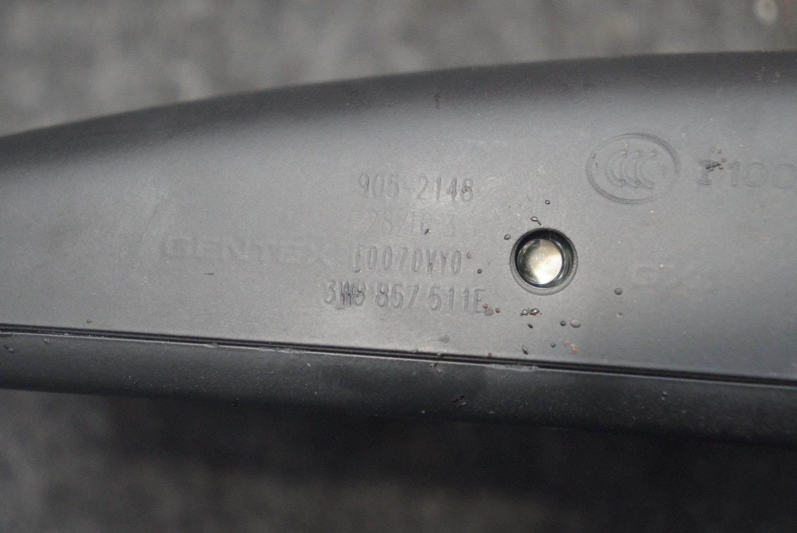 Bentley Continental GT 2016 Rear Interior rearview mirror P/N 3W8857511E