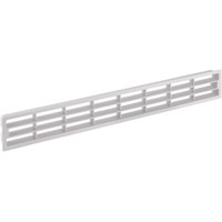 LüFtungsgitter Weiß 458X65 Mm Abluftgitter MöBel Gitter Lamellen LüFtung Sockel