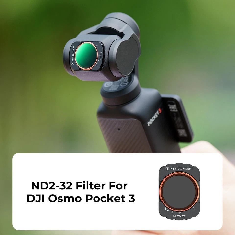 K&F Concept DJI Osmo Pocket 3 Filter Anamorphic ND Black-Mist CPL UV Polarizer - Image 4 of 4