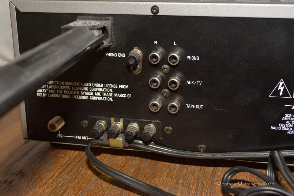 Realistic AM FM Stereo Cassette Receiver 1985-86 Made In Japan Fully ...