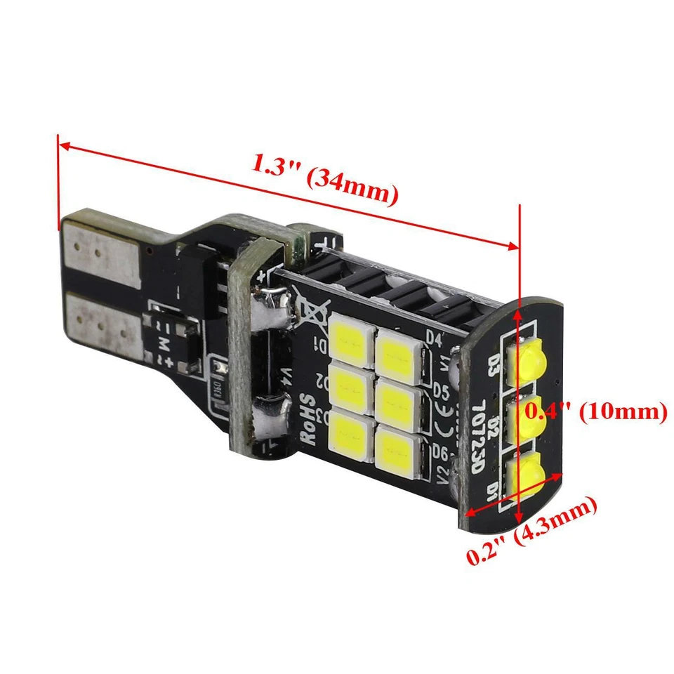 AUXBEAM 921 LED Backup Reverse Light Bulb 6000K for Nissan Frontier Altima Titan - Image 3 of 4