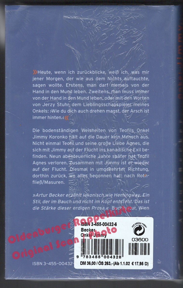 Thumbnail - Onkel Jimmy, Die Indianer Und Ich Ovp - Becker, Artur