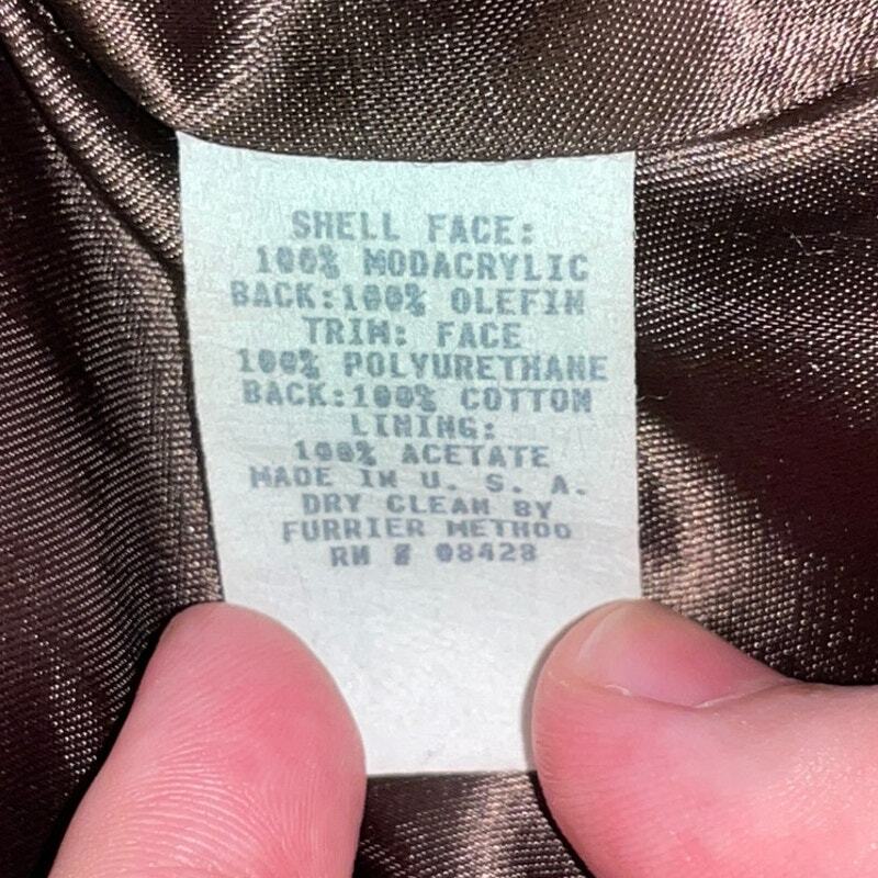 Donnybrook Vintage Faux Fur Coat Size S Fun and Fabulous! Made in