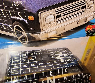 Hot Wheels Van Anos 70 - Hw Art Cars - 2/10 - Lacrado | Móvel P/ Casa