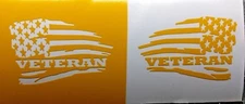 VINYL HIGH HEAT GUN STENCIL - (3 SETS) VETERAN LOGO -For Cerakote, or Spray