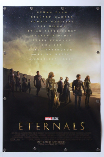Eternals 2021 Marvel Double Sided Original Movie Poster 27" x 40"