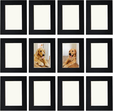 4"X6" Stick-On Collage Picture Frames Set of 12,Photo Frame Collage for Wall Dec