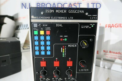 レトロ　Glensound GSGC24A ISDN ミキサー 本体 Glensound GSGC24a 3 channel ISDN mixer with codec with G722 G711