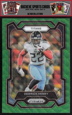 2023 Panini Prizm Green Wave Derrick Henry #284