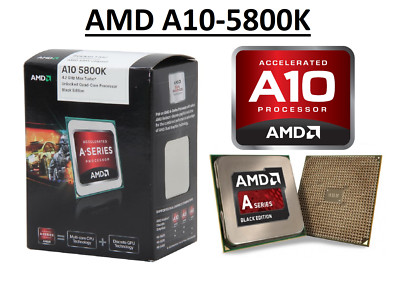 AMD A10-5800K Quad Core ''Trinity'' Prozessor 3,8 - 4,2 GHz, FM2, 100W CPU 