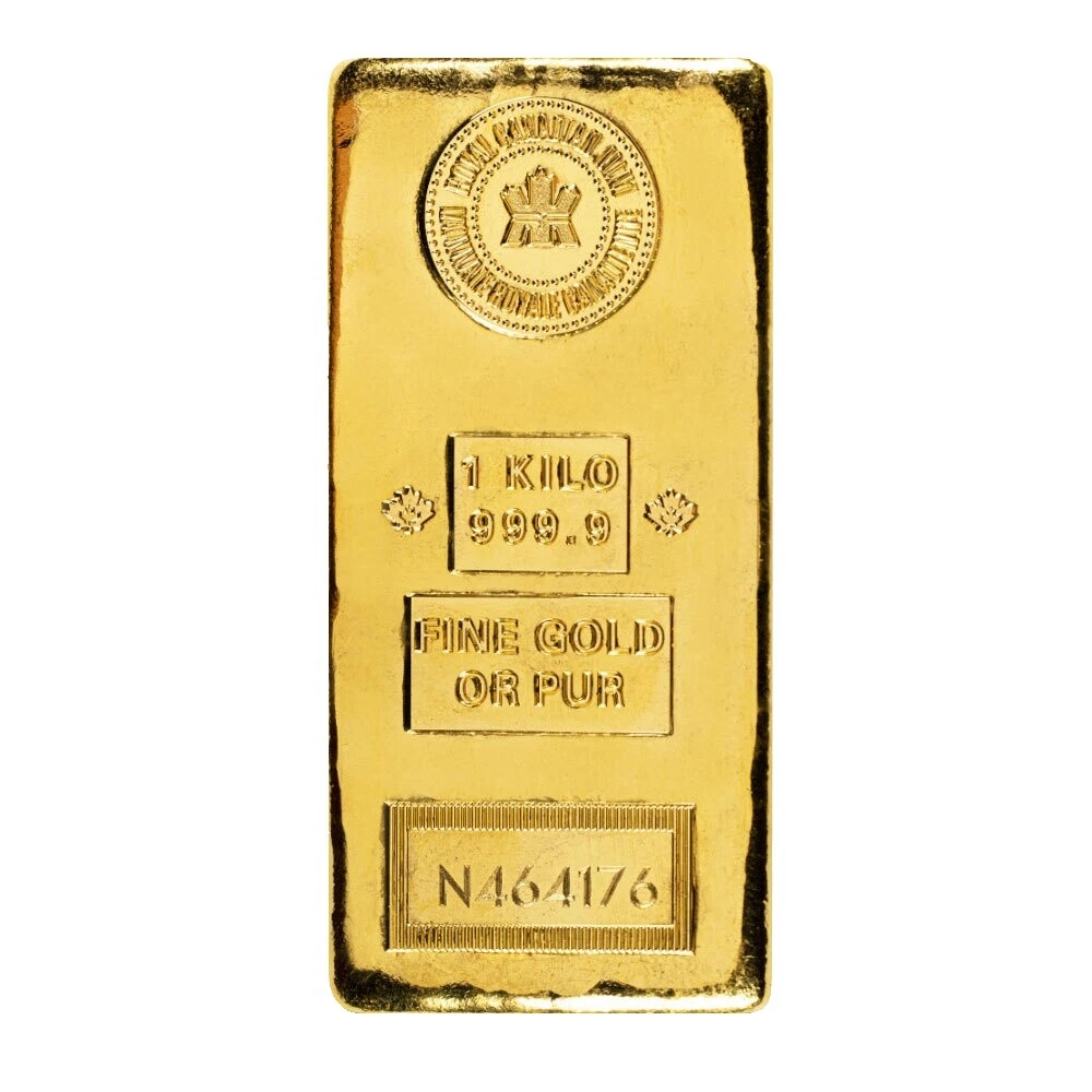 1 kg Precious Metal Content per Unit Gold Bullion Bars and Rounds