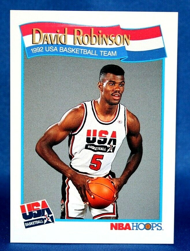1991-92 NBA Hoops David Robinson 1992 USA Basketball Team 