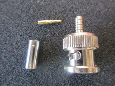 Lot Amphenol Connector 31-71033 BNC Male Crimp Plug 75  for Belden 8218 Coax NIP
