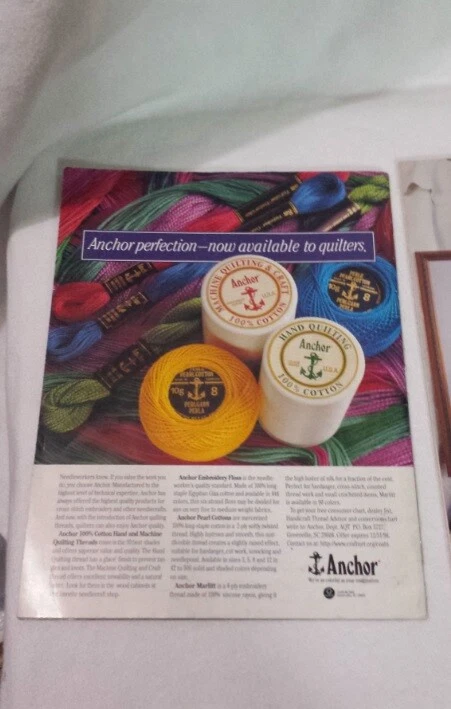 Lot of 2 Embroidery Pattern Books ~ Needlework ~ Ribbon Art Cross Stitch Aug 96 - Image 3 of 4