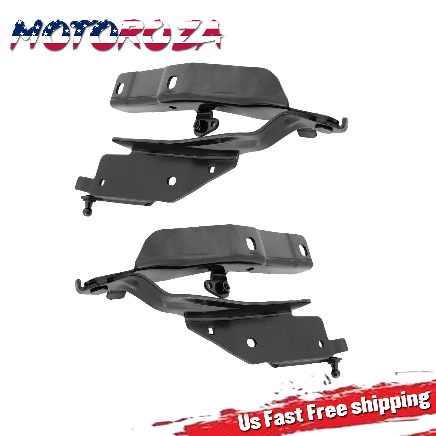 Hood Hinge Set For 17-19 Toyota Corolla Sedan PW37V8 TO1236237