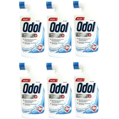 Odol Atemklar Plus Mundwasser Atemfrisch (6x 125ml) Keramikflaschen