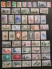 FRANCE : 1960 – Collection Complète Y&T 1230-1280 – NEUF**/MNH Cote 79€