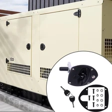 New 406-0972-01 A034B471 Door Latch with T-Handle 2 Keys For Cummins Generators