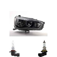 Halogen Scheinwerfer Rechts HB3 FüR Mitsubishi Outlander II Inklusive Lampen