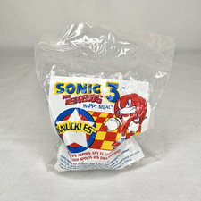 1993 Sonic The Hedgehog 3 McDonald  s Happy Meal Toy Knuckles Sega Sealed