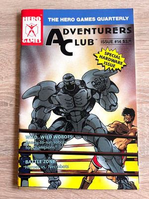 The Hero Games Quarterly Adventurers Club # 14 von 1989 englisch Z 2 #4789