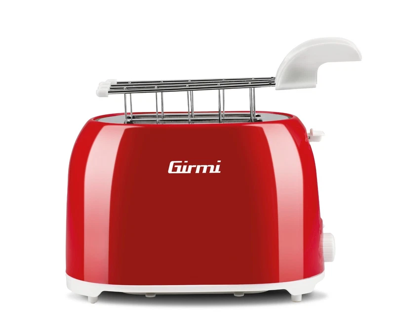 Tostapane Tosta Fette Elettrico con Pinze GIRMI 750 Watt Colorato Toast Pane