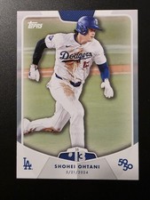 Topps 2024 50/50 Shohei Ohtani Los Angeles Dodgers Baseball Card #43
