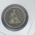 1875 S Seated Liberty Twenty Cent Piece  Silver 20C Type Coin