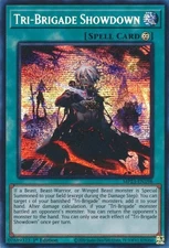 YUGIOH: 3x Tri-Brigade Showdown Prismatic Secret Rare NM