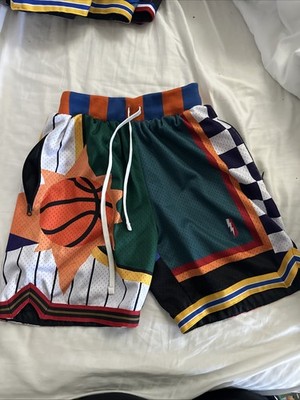WHO CARES Collect + Select Swingman  What The  BASKETBALL SHORTS Men Small Suns