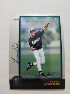 1998 Bowman Chrome #194 Lance Berkman