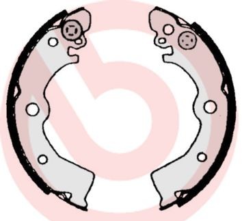 Brembo Bremsbackensatz S 56 506 FüR Nissan Renault-image
