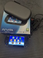 Ps Vita Oled Near Mint Boxed Official Charger Memory card 25+ Games 64GB Sd Card