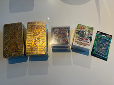 Yu-Gi-Oh! 5 Item Sealed Lot Hidden Arsenal, Power Cube, Ancient Battle Tin