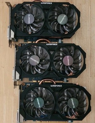 (Lot Of  3) NVIDIA GeForce GTX 750 Ti 2GB GDDR5 (GVN75TOC2GI)
