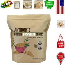 5lb Organic Hulled Buckwheat Groats - Gluten-Free, Versatile Cooking Alternative