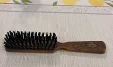 Vintage Goody Hair Brush Faux Wood Hair Nylon Bristle Brush USA Travel Brush
