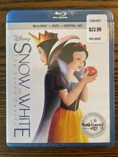 Disney Snow White and The Seven Dwarfs Blu-ray DVD 2016 Signature Collection