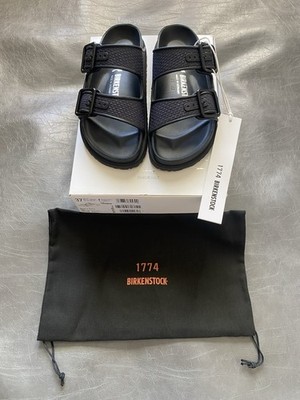 NIB Birkenstock 1774 Arizona Raffia Luxe Black 37 EU / 6-6.5  display picture 1