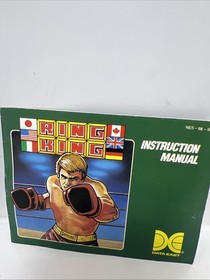 Ring King (1987) w/ Manual Nintendo Entertainment System NES Cleaned Tested
