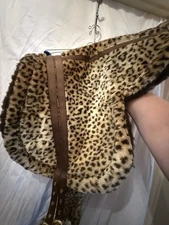 Leopard Design Bareback Saddle Pad with Fleece Bottom NEW Ronmar Industries