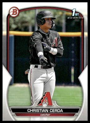 2023 Bowman #BP-56 Christian Cerda Prospects Arizona Diamondbacks NM+