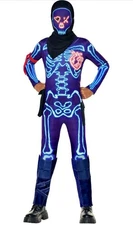 Fortnite Party Trooper Child Costume Size L 10-12 Halloween Inspirit Epic NEW!