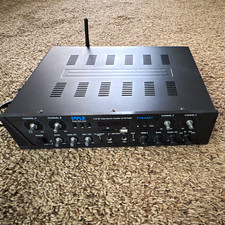 Pyle PTA44BT 4-Channel Stereo Receiver Amplifier Bluetooth FM AUX USB Black