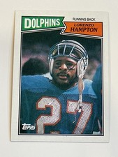 1987 Topps Football #234 - Lorenzo Hampton RC - Miami Dolphins