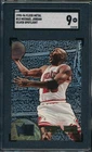 MICHAEL JORDAN 1995-96 FLEER METAL SILVER SPOTLIGHT SGC 9 MINT CARD #13!  TOUGH!